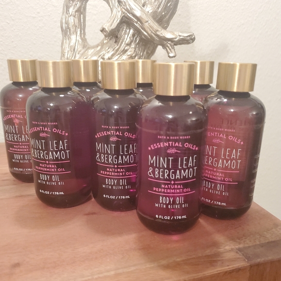 Bath & Body Works Other Discontinued Mint Leaf And Bergamot Body Oil Poshmark